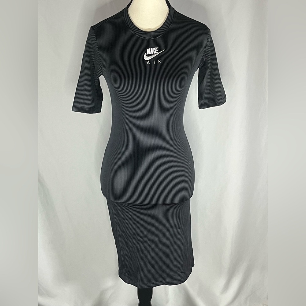 Nike Air Ribbed Crewneck Bodycon Dress